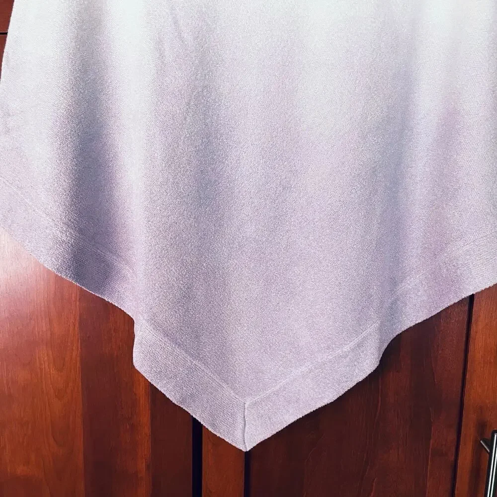 Barefoot Dreams Ocean Breeze Poncho Cozychic Ultra Lite Ombre Soft Violet